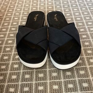 Black Ugg Slide Sandals